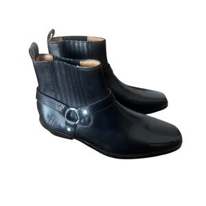 NWT Madewell Western Moto Boots-Black Leather -Size 9.5